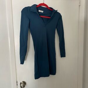 Babaton Teal Top with Red Accents